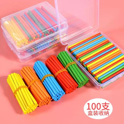 讓數(shù)學(xué)觸手可及 盒裝100根數(shù)數(shù)棒與計(jì)數(shù)器，開(kāi)啟孩子的數(shù)字啟蒙之旅